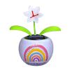 Solar Powered Dancing Swinging Flower Car Ornament, Bobblehead Dancer Window Sun Catcher, Car Dashboard Decorations, Automatic Swing Dancing Flower, for Home Desk Window Decoration view 1