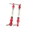 MIVHQYBU Steering Turnbuckle Tie Rod Set 2pcs Compatible with 1/5 RC Cars Buggy Parts(Red) view 1