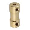 1PC Motor Shaft Coupling Coupler Connector Sleeve Adapter Brass Transmission Joint for RC Boat Car Airplane(3.17mm to 3mm) view 1