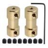 1PC Motor Shaft Coupling Coupler Connector Sleeve Adapter Brass Transmission Joint for RC Boat Car Airplane(3.17mm to 3mm) view 4