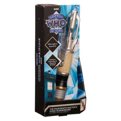 14th Sonic Screwdriver Doctors Whos with LED Light Sound Magic Wand Stick Funny 6.7 Inch Figure - Toy Collection - Gifts for Friend