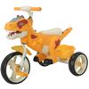 Dinosaur Kids Tricycle for Rider, Toddlers 2-6 Years - Trike Bike with Music, LED Lights, Storage Basket & Rubber Wheels | Indoor/Outdoor Big Wheels Bike Gift for Boys & Girls (Yellow) view 1