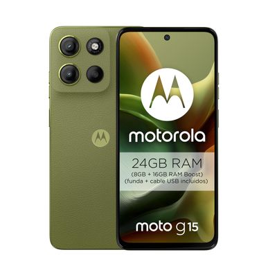 SMARTPHONE MOTOROLA MOTO G15 8+128GB IGUANA GREEN