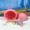 3D Printed Baby Dragon with Egg, 6 Inches Articulated Rainbow Cherry Blossom Dragon, Fidget ADHD AutismToy, Executive Desk Toy IHWBD011-PHE view 2