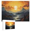 1000 Pieces Puzzle for Adults Beautiful Mountains Landscape Jigsaw Puzzle 1000 Piece Glossy Sturdy Pieces Challenging Family Game Great Gift Idea view 4
