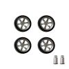 1/18 Scale Metal Tires Set of 4 LDRC Drift Car Upgrades RC Drift Car Replacement Tires for 1:18 LDRC Series (Drift Tires-JSLG-SC) view 1