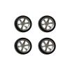 1/18 Scale Metal Tires Set of 4 LDRC Drift Car Upgrades RC Drift Car Replacement Tires for 1:18 LDRC Series (Drift Tires-JSLG-SC) view 2