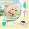 Fegalop Electric Interactive Dog Plush Golden Retriever Toy Puppy Plush Pet Dog-Walking,Barking,Tail Wagging Interactive Companion Animal Toys School Prize Birthday for Kids Toddler Boys Girls view 2