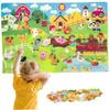 Felt Board Story Sets, 41x30 Inch Farm Animals Felt Board for Toddlers, Early Learning Wall Activities for Toddlers, Interact view 2
