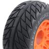 112mm 1/8 1/10 RC Short Course Truck Wheels and Tires Set 12/14/17mm Hex for 1/10 RC Off-Road Car Traxxas TRX4 Slash Arrma Losi Tenacity Redcat Hpi HSP RC Scale Racing Car and refit Use W20 (Orange) view 4