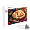 1000 Piece Jigsaw Puzzle - Dreamy Cat - Animal Puzzle for Kids and AdultsChallenging and Fun GameRelaxing Puzzles for Stress ReliefBrain Teaser Jigsaw Puzzles  Improves Focus and Memory view 4