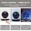 WUPYI Levitating Globe Magnetic Floating Globe Night Light Constellation Ball with LED Light Display Cool Tech Children Educational Gift Home Office Desk Decor (Black-Clock Base) view 4