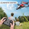 4DRC V31 Foam RC Planes Remote Control Airplanes for Kids Adults 4-7 8-16, Remote Control Planes Fighter Jet with Light, 360 Flip Fighter Jet Toy, Gravity Sensing, Stunt Roll, Gifts for Kids Boys view 2