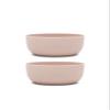 Lalo 2 Pack Silicone Bowls with Rigid Core - Non-toxic Grade Silicone Bowls for Toddlers and Kids Ages 12 Months+, BPA-Free, Dishwasher Safe, Non-suction view 1