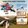 4DRC V31 RC Plane with Camera, Foam Remote Control Drones with Camera for Kids Adults 8-12 12-16, Remote Control Airplane Fighter Jet with Light, 360 Flip Fighter Jet Toy view 2