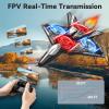 4DRC V31 RC Plane with Camera, Foam Remote Control Drones with Camera for Kids Adults 8-12 12-16, Remote Control Airplane Fighter Jet with Light, 360 Flip Fighter Jet Toy view 3