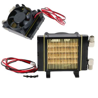 RC Accessories RC Hydraulic Simulate Radiator with Full Copper Tube Sheet for Huina 1/14 1/12 RC Excavator Bulldozer Loader Heat Sink Car Parts