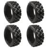 GDOOL1/10 Scale RC On-Road Soft Tires 72mm Replacement Rubber Wheels Tyres with Foam Insert Compatible with Traxxas 4Tec 2.0 Tamiya TT01 XV01 Kyosho WR8 Sakura WLtoys HPI Touring Racing Car,Pack of 4 view 1