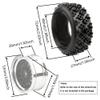 GDOOL1/10 Scale RC On-Road Soft Tires 72mm Replacement Rubber Wheels Tyres with Foam Insert Compatible with Traxxas 4Tec 2.0 Tamiya TT01 XV01 Kyosho WR8 Sakura WLtoys HPI Touring Racing Car,Pack of 4 view 2