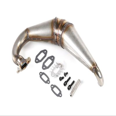 RC Accessories Dominator Pipe Exhaust Pipe for 1/5 Losi 5Ive T Rovan LT 29CC 30.5CC 32CC 36CC 45CC Engine Rc Car Update Parts