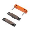 RC Accessories CNC Alloy Brake Pad Set for 1/5 HPI KM ROVAN Baja 5B 5T 5SC Rc Car Gas Parts(Orange) view 1
