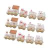 Christmas Train Decorations Set - Red, Green, White Trains for Weddings, Parties, Valentine's Day, New Year's, and More - 12-Piece Set view 2