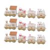 Christmas Train Decorations Set - Red, Green, White Trains for Weddings, Parties, Valentine's Day, New Year's, and More - 12-Piece Set view 4