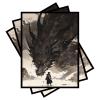 100 PCS MTG Card Sleeves, TCG Card Protective Sleeves Size is 2.6 x 3.6 in Applicable to OCG CCG DTCG PTCG, Fit Standard Size Cards (Black Dragon) view 1