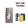Mini Galaxy S24 SmartPhone - World's most Small S24 Ultra 4G LTE Mobile Smart Andoriod Mini Phone, Great Children Teenagers Gift, Pocket Phone Micro 3" Touch Screen 2GB/16GB Tiny Galaxy S24 Look Alike view 3