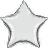 32" Jumbo Silver Star Mylar Balloons - Pack of 5 view 1