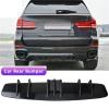84CM Compatible with X5 F15 M-Pack Car Rear Diffuser Fin Bumper Lip Splitter Spoiler Chassis Deflector Lip Kit Carbon(Black) view 2