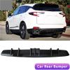84CM Compatible with Acura RDX 2007-2024 Car Rear Diffuser Fin Bumper Lip Splitter Spoiler Chassis Deflector Lip Kit Carbon(Carbon Fiber Look) view 2