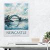 Jigsaw Puzzle 1000 Pieces for AdultsNewcastle Upon Tyne Vintage Travel PosterTeens Boys Girls Puzzles Difficult Thick Sturdy Pieces Challenging Puzzle for Party Games50x70cm-BB88 view 3