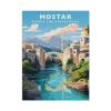 1000PcsMostar Vintage Travel PosterJigsaw Adult Decompression Game Puzzle Students Toy for Children Christmas Birthday Gifts75x50cm-BG64 view 1