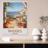 1000PcsRhodes Aegean Vintage Travel PosterJigsaw Adult Decompression Game Puzzle Students Toy for Children Christmas Birthday Gifts38x26cm-BC24 view 2