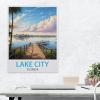 1000PcsLake City Florida Vintage Travel PosterJigsaw Adult Decompression Game Puzzle Students Toy for Children Christmas Birthday Gifts75x50cm-BE24 view 3