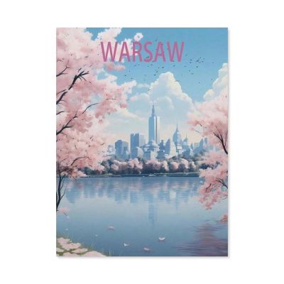 1000PcsWarsaw Poland Travel Vintage Travel PosterJigsaw Adult Decompression Game Puzzle Students Toy for Children Christmas Birthday Gifts38x26cm-BB84