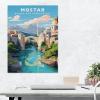1000PcsMostar Vintage Travel PosterJigsaw Adult Decompression Game Puzzle Students Toy for Children Christmas Birthday Gifts50x70cm-BG64 view 3