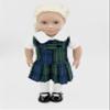 18 inch Doll Outfit-School Plaid Jumper Include Blouse and Hair Accessory/Add on Option: Sock and Shoe (Doll is not Included) (Zip Jumper Only, Plaid 96) view 2