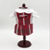 18 inch Doll Outfit-School Plaid Jumper Include Blouse and Hair Accessory/Add on Option: Sock and Shoe (Doll is not Included) (Zip Jumper,Sock,Shiny Black Shoe, Plaid 259) view 2