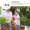 JOINPAYA 4pcs Boy Girl Garden Planting Tool Set Fork Shovel Rake for Boy Girl Beach Sandbox and Garden Play Lightweight and Safe for Little Hands view 4