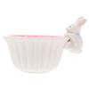 Anneome 1pc Cute Rabbit Ceramic Dessert Bowl for Boys and Girls Adorable Cartoon Salad Bowl for Home Kitchen Tableware Shower view 1