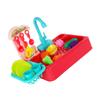KOMBIUDA 1set Electric Dishwasher Toy Boys and Girls Kitchen Play House Appliance Fun Simulation Rotating Faucet Environmental Awareness Development Random Accessories view 1