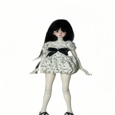 1/4 1/6 BJD Doll Clothes Handmade Fashionable Clothes Suitable for 11.8 in 18 in BJD SD Doll (D, 1/6)