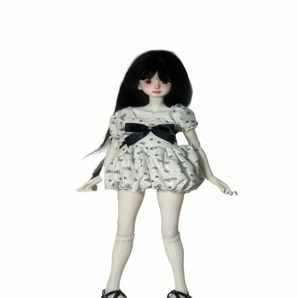 1/4 1/6 BJD Doll Clothes Handmade Fashionable Clothes Suitable for 11.8 in 18 in BJD SD Doll (D, 1/6)