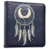 Qumton Large Photo Album, Dreamcatcher Moon Star (2) Personalized Leather Cover Photo Book for 4x6 5x7 6x8 Pictures, Photo Albums for Family, Baby, Wedding view 1