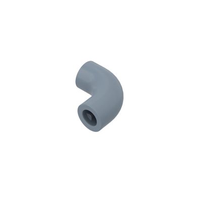 XYEIUGO Gobricks 25214 Ornaments Brick Round 1x1 Diameter Tube with 90 Degree Elbow (2x2x1) and Axle Holes (Crossholes) at Each 50 Pieces Building Blocks Color:Sand Blue 054