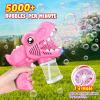 3-Pack Gifts for Girls Bubble Gun - Auto Light Up Bubble Machine with Refills for Kids Toys Girls Ages 6-8 Birthday Gift Party Favors Eassentials Easter Stocking Stuffers Valentine (Green+Pink+Purple) view 2