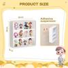 2Pcs White Display Case for Figures,Wall Mounted Acrylic Clear Storage Case,Dust Proof Display Cabinet Organizer with Shelves Magnetic Door for Mini Figure Toys or Collectibles Figures view 2