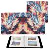 Qumton Large Photo Album, Colorful Dragon Watercolor (3) Personalized Leather Cover Photo Book for 4x6 5x7 6x8 Pictures, Photo Albums for Family, Baby, Wedding view 2